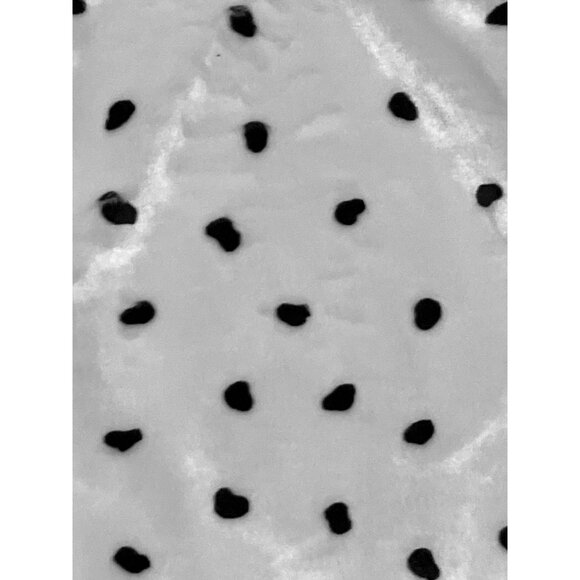 Dalmatian Dog Costume Child Zip-Up One-Piece White Black Spots Cozy Fleece - Picture 6 of 9